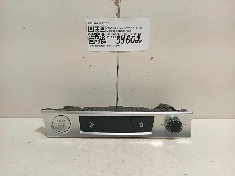 Modulo Comando Pulsante Start - STOP 4N0959673 B Audi A6 4GD Avant 2016