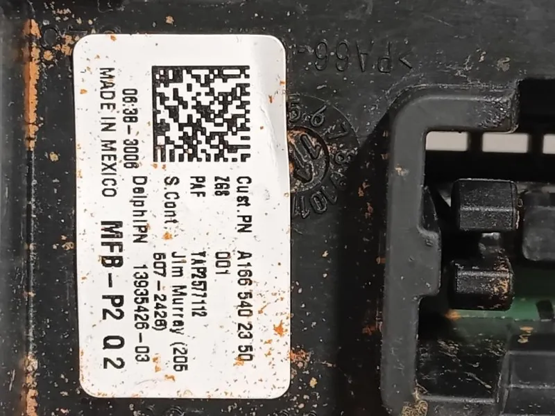 Scatola Fusibili A1665402350 Mercedes Classe GLE W166 2015