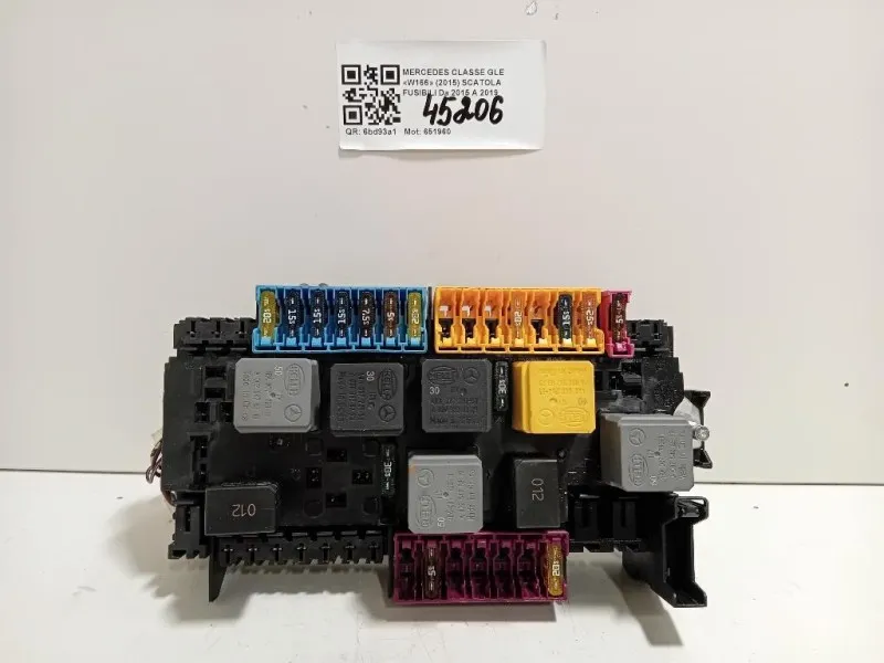 Scatola Fusibili SCATOLA FUSIBILI Mercedes Classe GLE W166 2015
