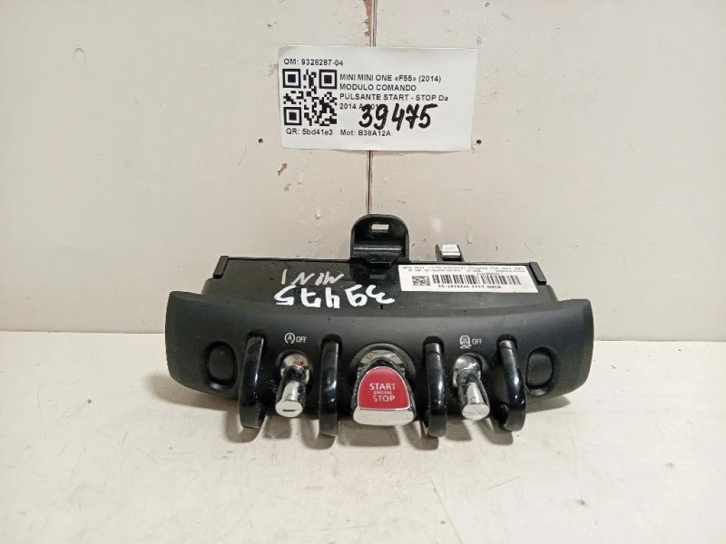 Modulo Comando Pulsante Start - STOP 9328287-04 Mini MINI ONE F55 2014