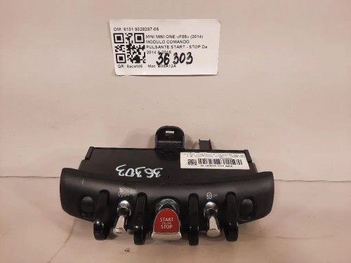 Modulo Comando Pulsante Start - STOP 6131 9328287-05 Mini MINI ONE F55 2014