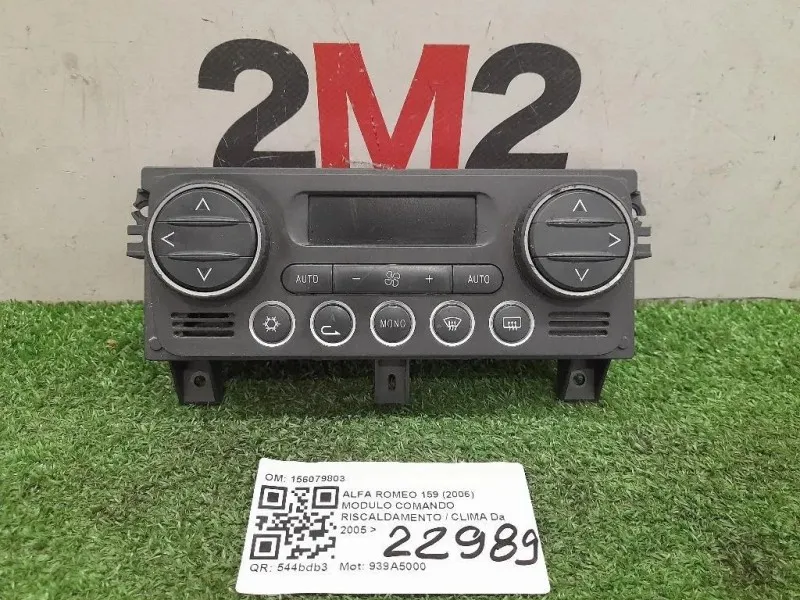 Modulo Comando Riscaldamento Clima 156079803 Alfa Romeo 159 2006