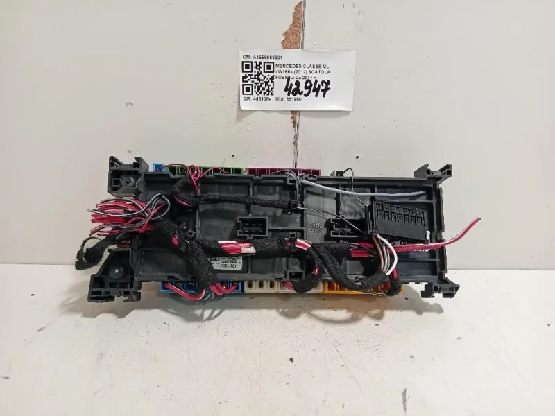 Scatola Fusibili A1669063901 Mercedes Classe ML W166 2012