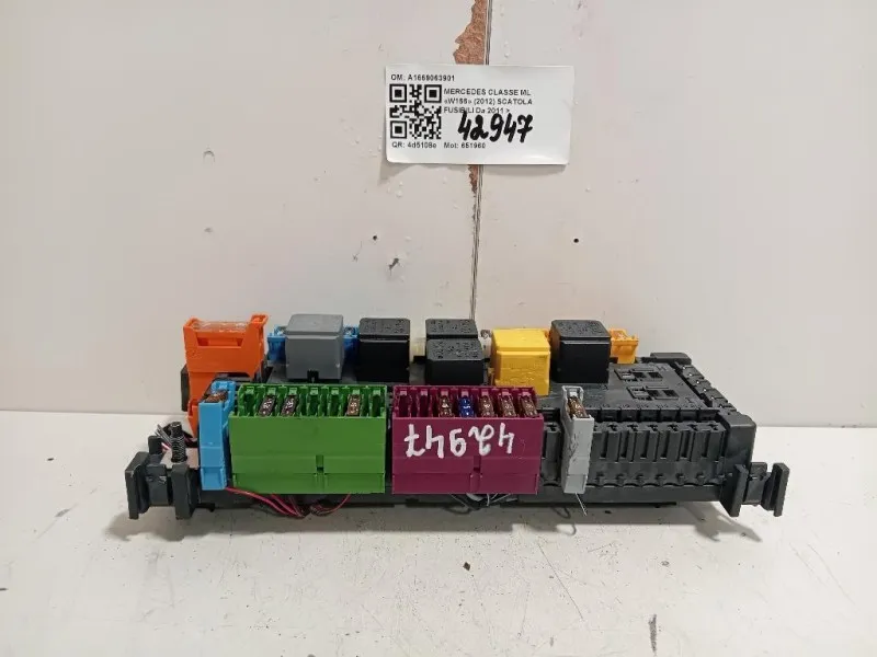 Scatola Fusibili A1669063901 Mercedes Classe ML W166 2012