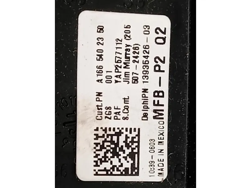 Scatola Fusibili A1665402350 Mercedes Classe ML W166 2012