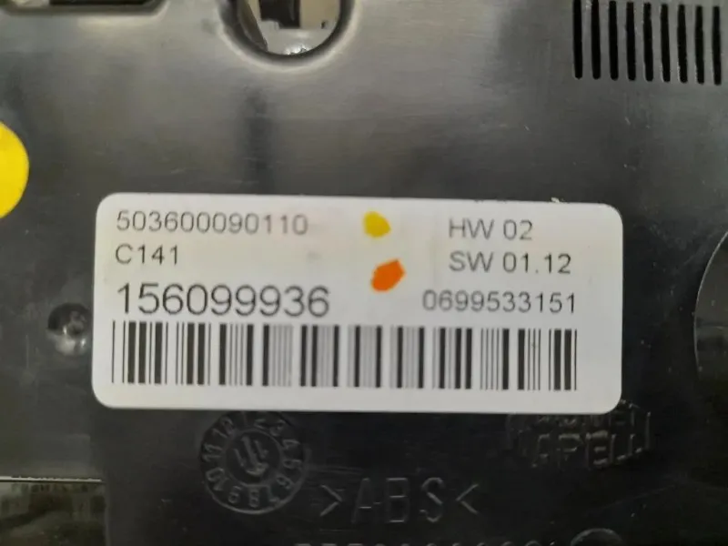 Modulo Comando Riscaldamento Clima 156099936 Alfa Romeo Giulietta 2010