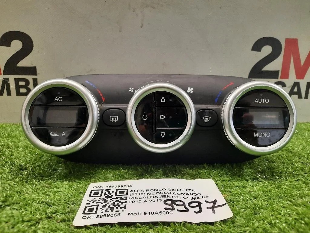 Modulo Comando Riscaldamento Clima 156099234 Alfa Romeo Giulietta 2010