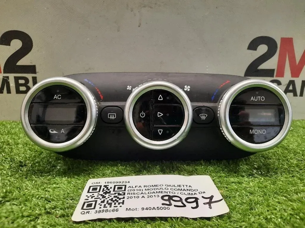 Modulo Comando Riscaldamento Clima 156099234 Alfa Romeo Giulietta 2010