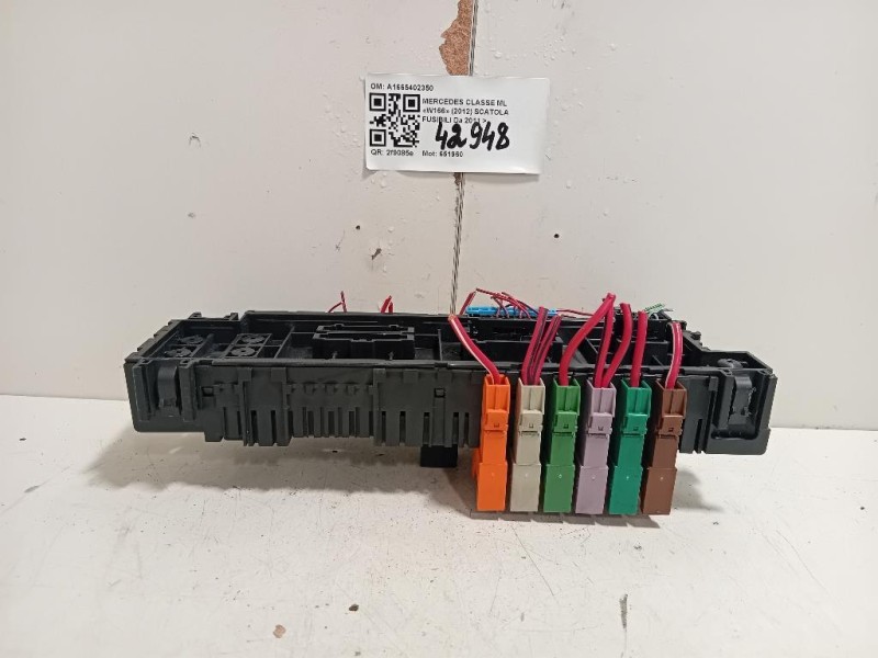 Scatola Fusibili A1665402350 Mercedes Classe ML W166 2012