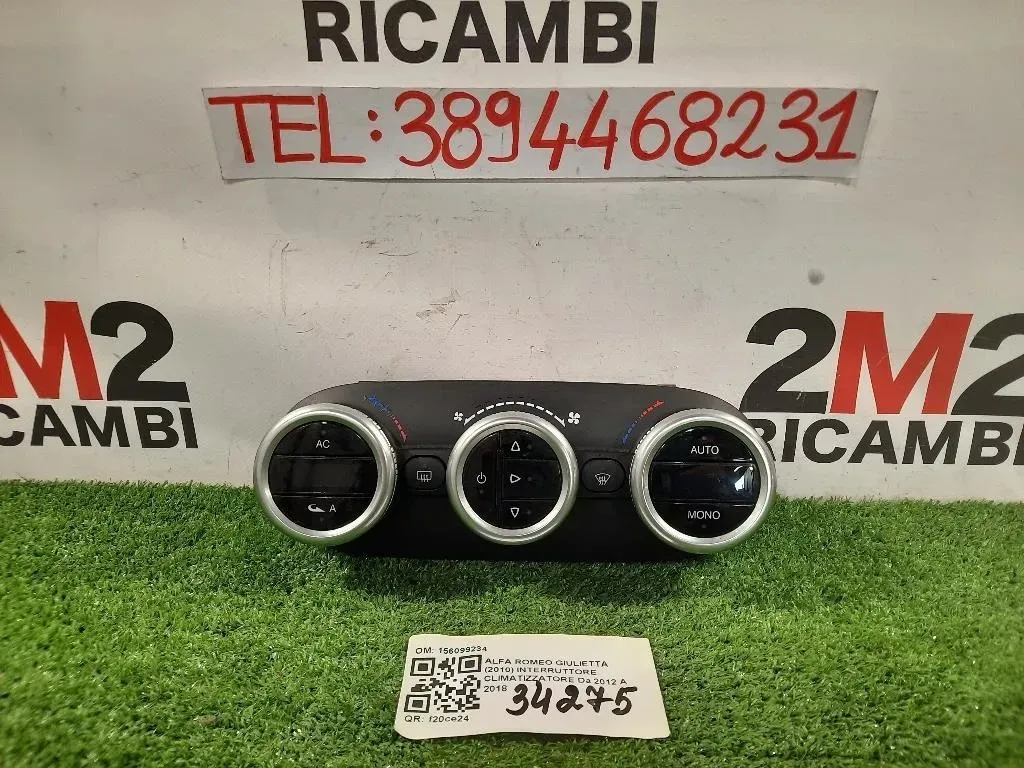 Modulo Comando Riscaldamento Clima 156099234 Alfa Romeo Giulietta 2010