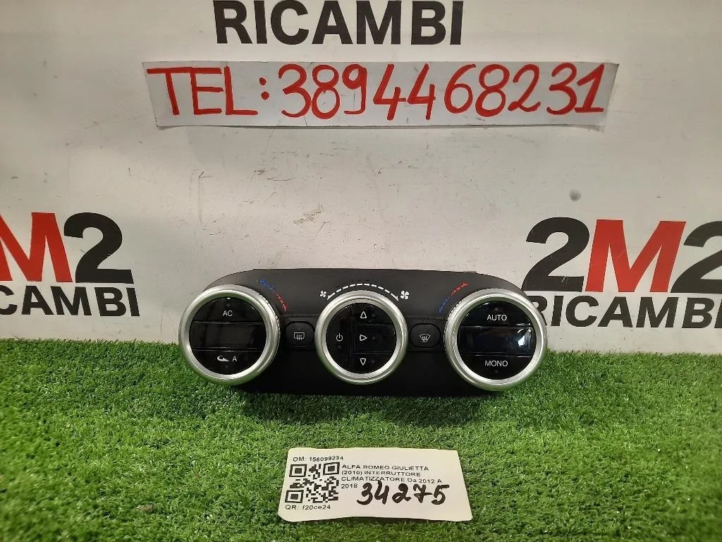 Modulo Comando Riscaldamento Clima 156099234 Alfa Romeo Giulietta 2010