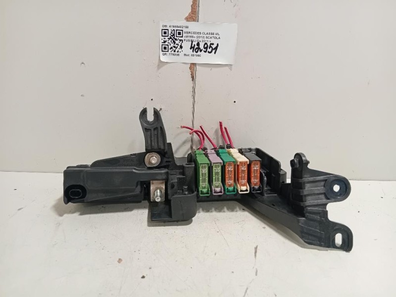 Scatola Fusibili A1665402150 Mercedes Classe ML W166 2012