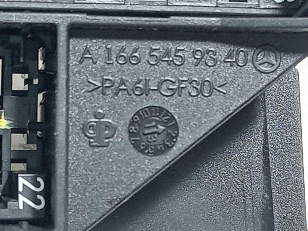 Scatola Fusibili A1665459840 Mercedes Classe ML W166 2012