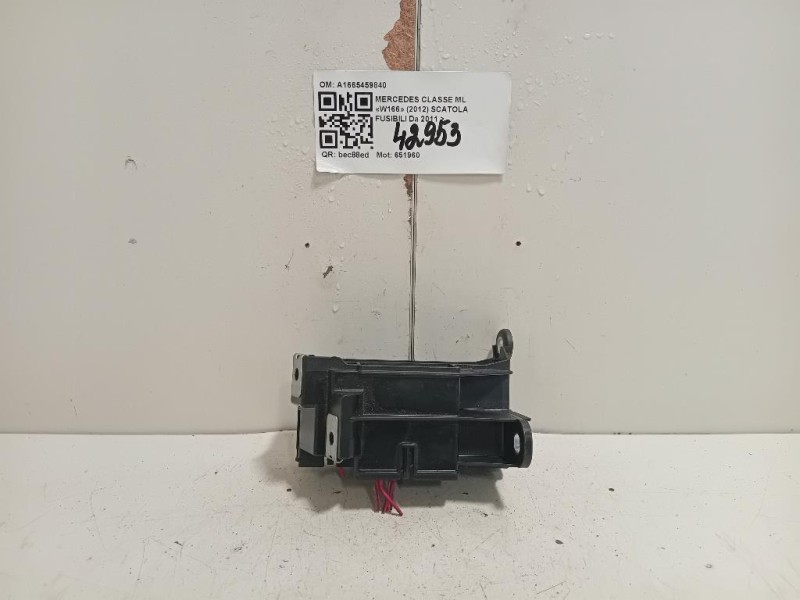 Scatola Fusibili A1665459840 Mercedes Classe ML W166 2012