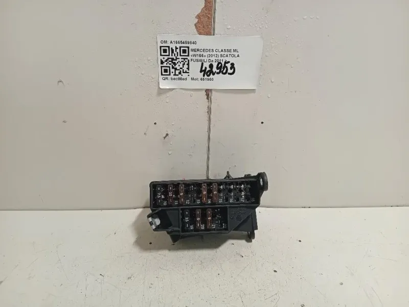Scatola Fusibili A1665459840 Mercedes Classe ML W166 2012