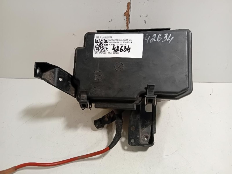 Scatola Fusibili A1665400182 Mercedes Classe ML W166 2012