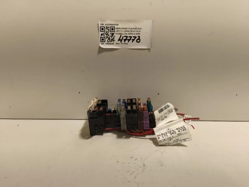 Scatola Fusibili A2035400050 Mercedes Classe SLK R171 2004
