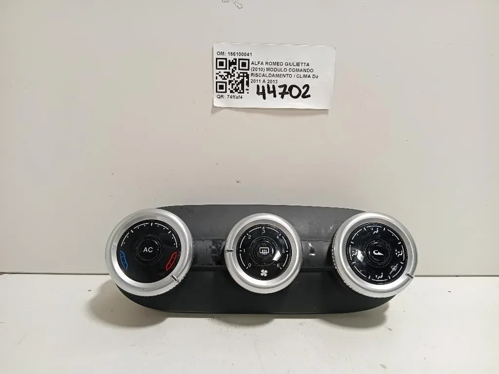 Modulo Comando Riscaldamento Clima 156100041 Alfa Romeo Giulietta 2010