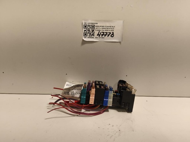 Scatola Fusibili A2035400050 Mercedes Classe SLK R171 2004