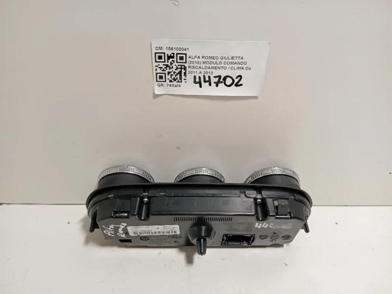 Modulo Comando Riscaldamento Clima 156100041 Alfa Romeo Giulietta 2010