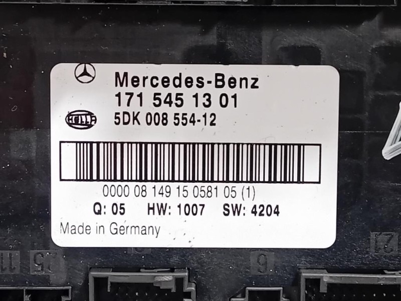 Scatola Fusibili A171 545 13 01 Mercedes Classe SLK R171 2004