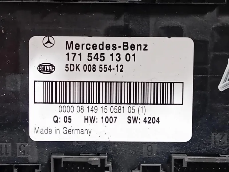 Scatola Fusibili A171 545 13 01 Mercedes Classe SLK R171 2004