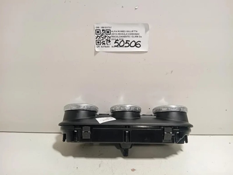 Modulo Comando Riscaldamento Clima 156101737 Alfa Romeo Giulietta 2013