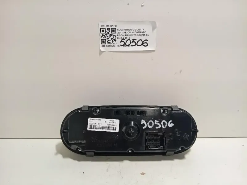 Modulo Comando Riscaldamento Clima 156101737 Alfa Romeo Giulietta 2013