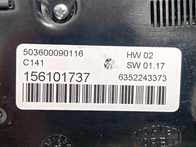 Modulo Comando Riscaldamento Clima 156101737 Alfa Romeo Giulietta 2013