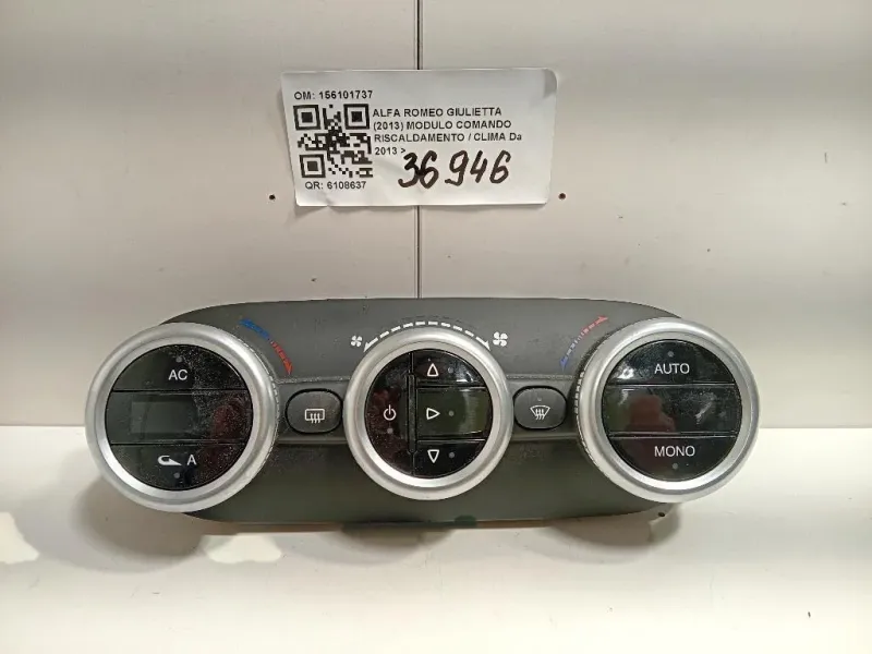 Modulo Comando Riscaldamento Clima 156101737 5556000902 Alfa Romeo Giulietta 2013