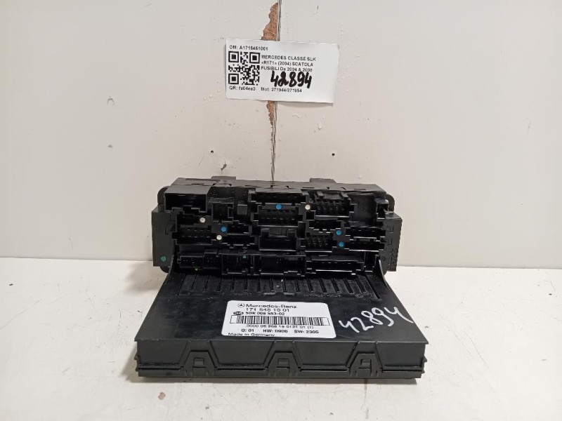 Scatola Fusibili A1715451001 Mercedes Classe SLK R171 2004