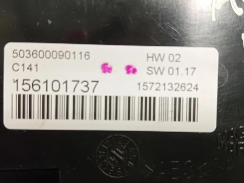 Modulo Comando Riscaldamento Clima 156101737 5556000902 Alfa Romeo Giulietta 2013