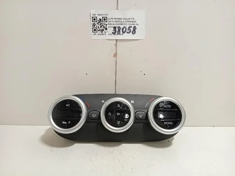 Modulo Comando Riscaldamento Clima 156101737 Alfa Romeo Giulietta 2013