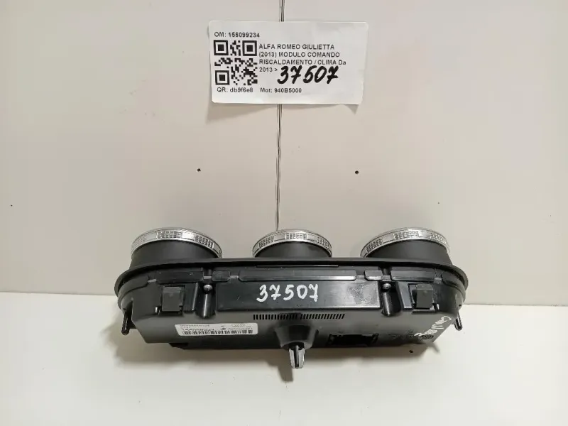 Modulo Comando Riscaldamento Clima 156099234 Alfa Romeo Giulietta 2013