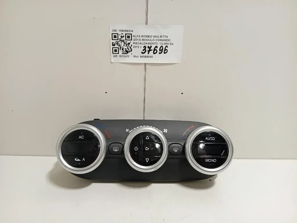 Modulo Comando Riscaldamento Clima 156099234 Alfa Romeo Giulietta 2013