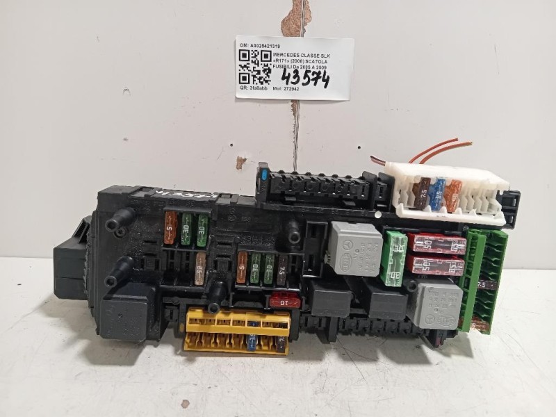 Scatola Fusibili A0025421319 Mercedes Classe SLK R171 2008
