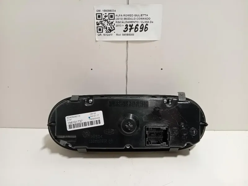 Modulo Comando Riscaldamento Clima 156099234 Alfa Romeo Giulietta 2013