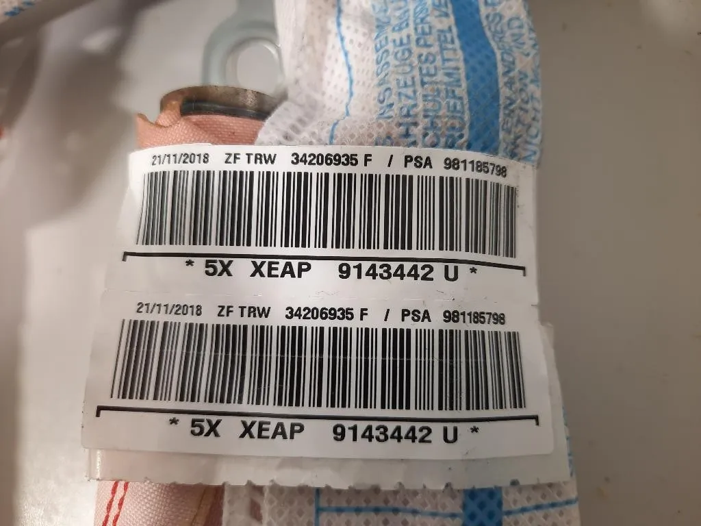 Air-bag A Tendina DX 34206935 F Citroen C3 III 2016