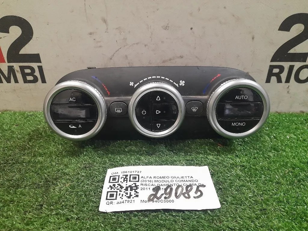 Modulo Comando Riscaldamento Clima 156101737 Alfa Romeo Giulietta 2016