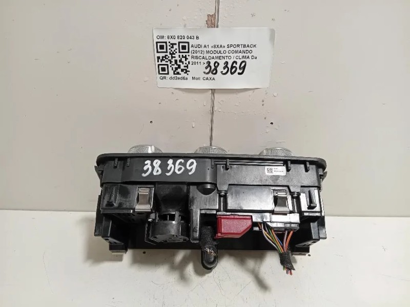 Modulo Comando Riscaldamento Clima 8X0820043B Audi A1 8XA Sportback 2012