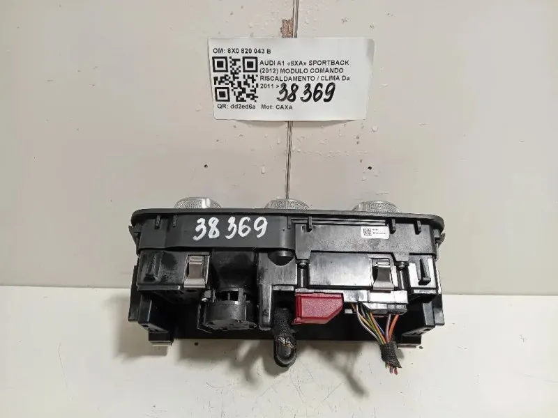Modulo Comando Riscaldamento Clima 8X0820043B Audi A1 8XA Sportback 2012