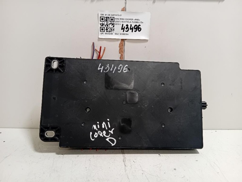 Scatola Fusibili 6135 3457413-01 Mini MINI Cooper R56 2007