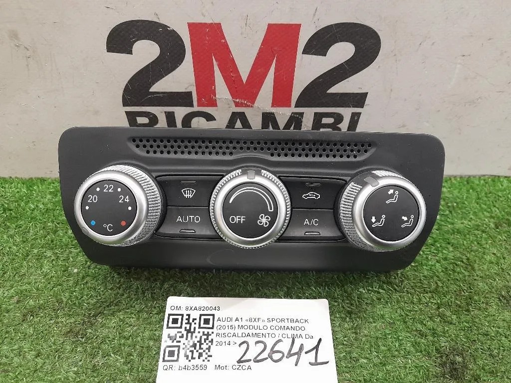 Modulo Comando Riscaldamento Clima 8XA820043 Audi A1 8XF Sportback 2015