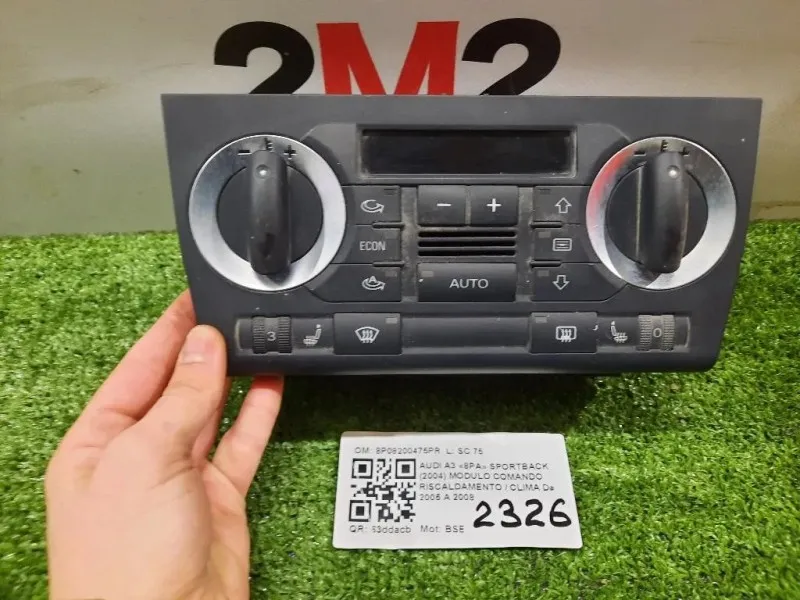 Modulo Comando Riscaldamento Clima 8P08200475PR Audi A3 8PA Sportback 2004