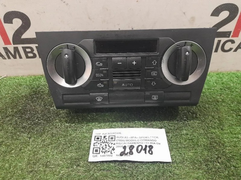 Modulo Comando Riscaldamento Clima A2C53242446 Audi A3 8PA Sportback 2008