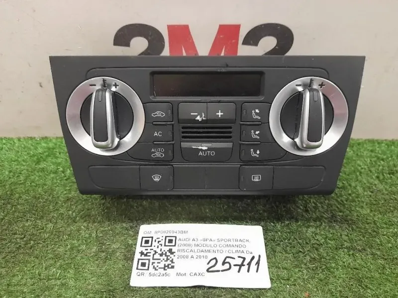 Modulo Comando Riscaldamento Clima 8P0820043BM Audi A3 8PA Sportback 2008