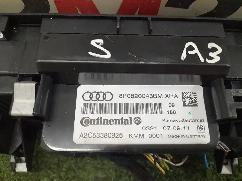 Modulo Comando Riscaldamento Clima 8P0820043BM Audi A3 8PA Sportback 2008