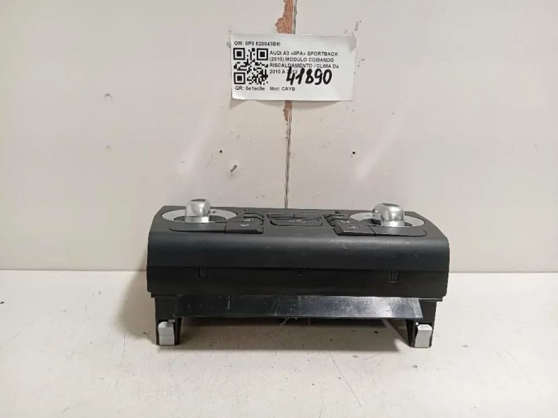 Modulo Comando Riscaldamento Clima 8P0 820043BM Audi A3 8PA Sportback 2010