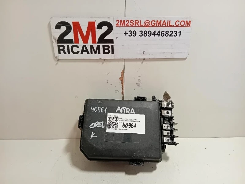 Scatola Fusibili 39158960 Opel Astra K 2016