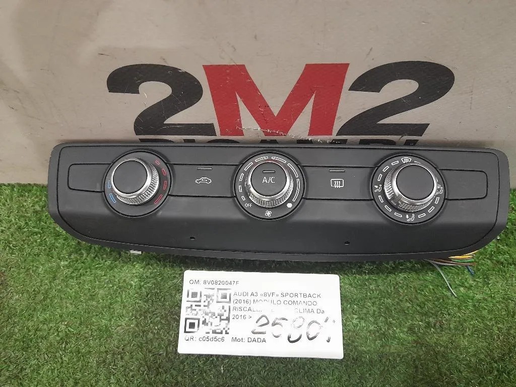 Modulo Comando Riscaldamento Clima 8V0820047F Audi A3 8VF Sportback 2016